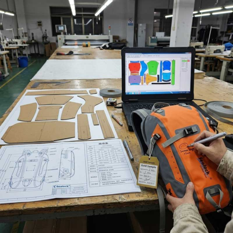 Wyjaśnienie procesu produkcji wodoodpornego plecaka