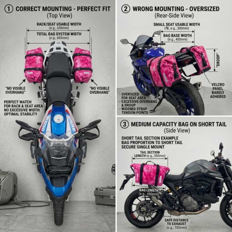 Producent toreb na bagażnik motocyklowy dla projektów OEM