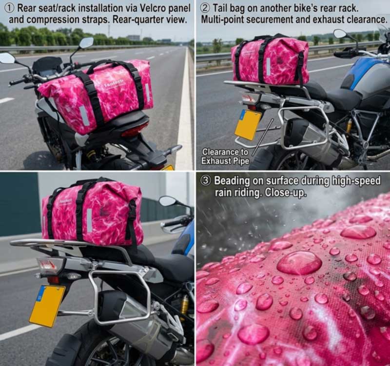 Producent wodoodpornych toreb motocyklowych dla marek przygodowych
