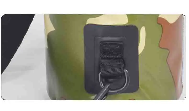Pvc Roll Top Waterproof Dry Bag With Clear Window And Quick Release Shoulder Strap