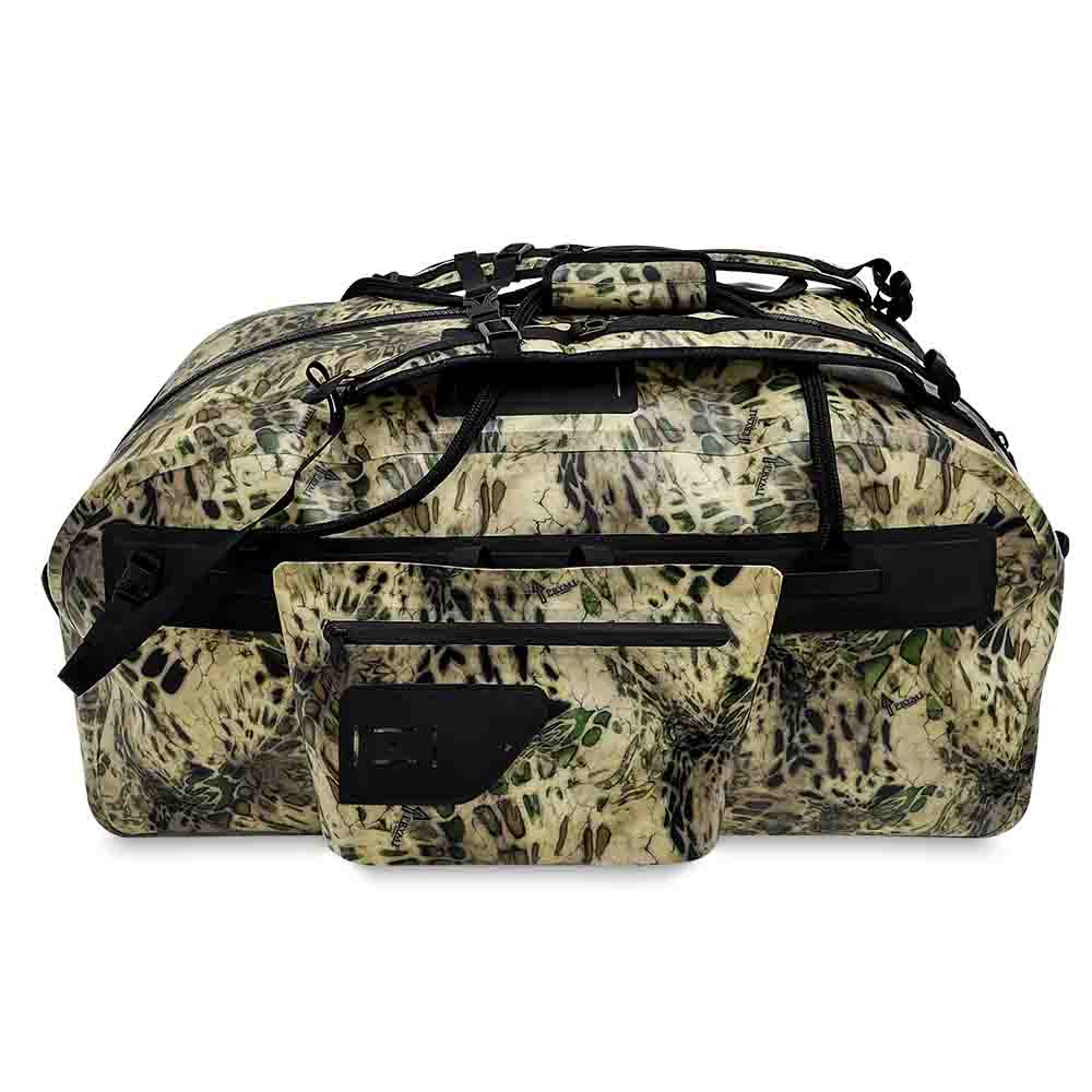 Wodoodporna torba marynarska w kamuflażu z odpinaną przednią kieszenią (IPX6)